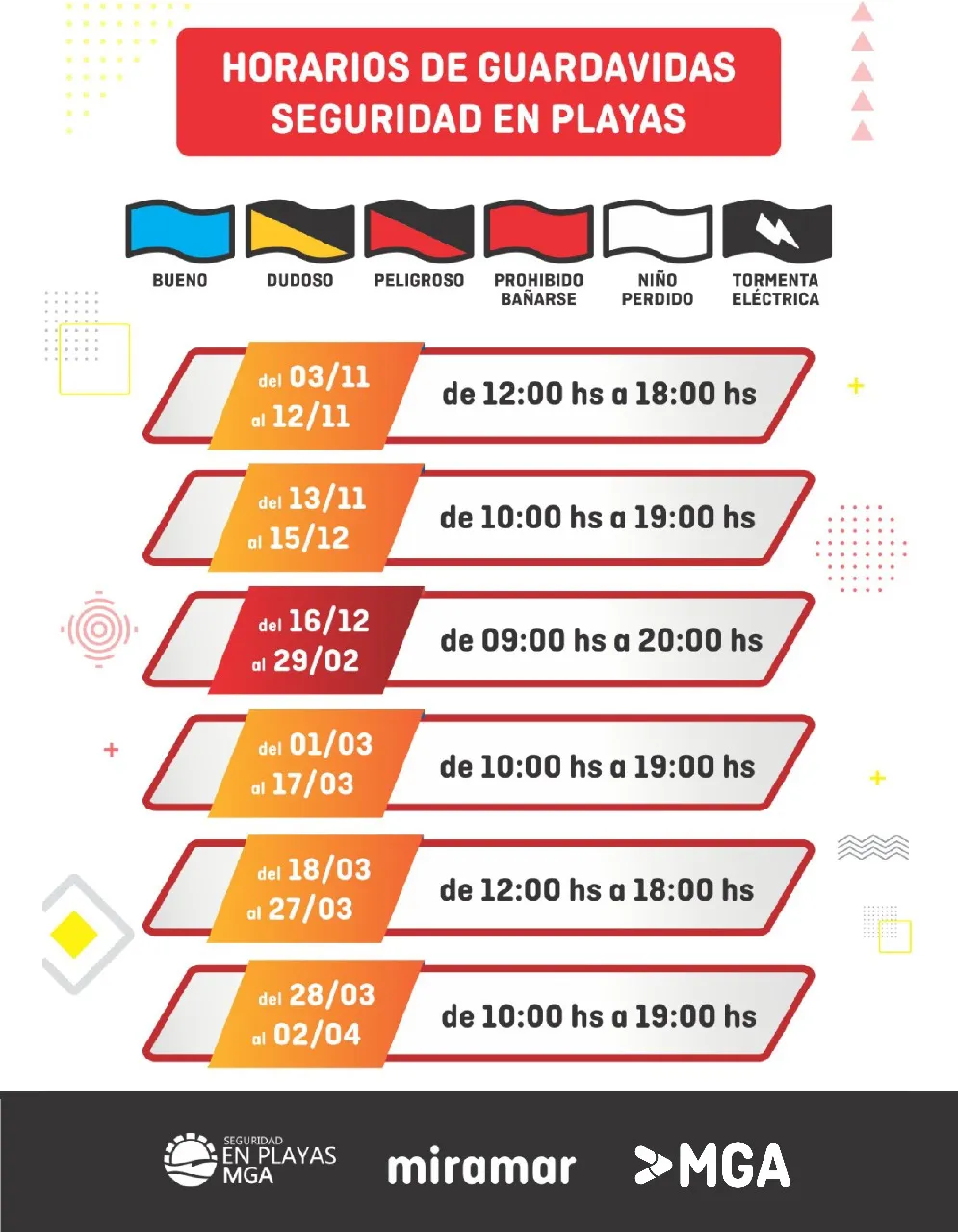 DEPORTES MGA - Operativo Seguridad en Playas 2023-2024